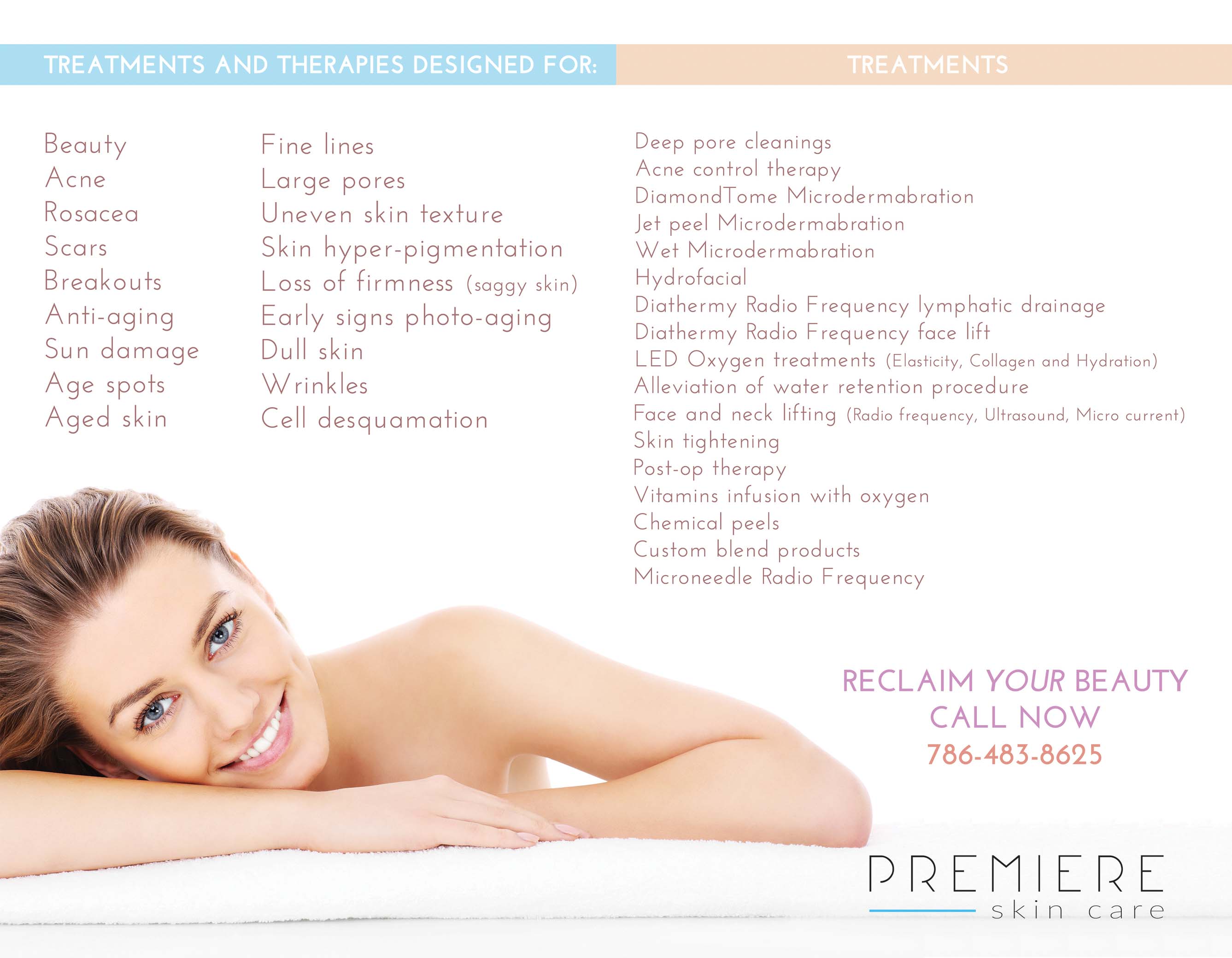 Premiere Skin Care Flyer