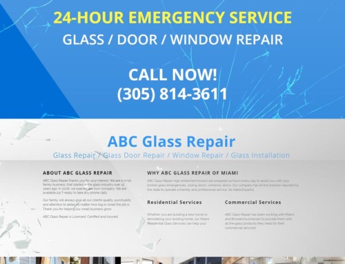 ABC Glass Repair Website