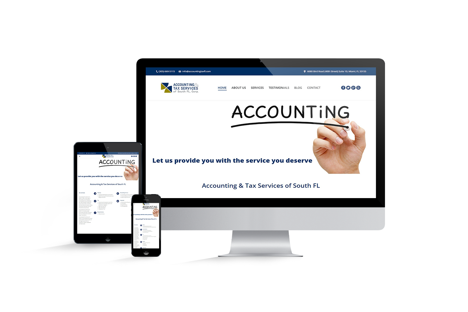 Accounting & Tax Services of South FL Website