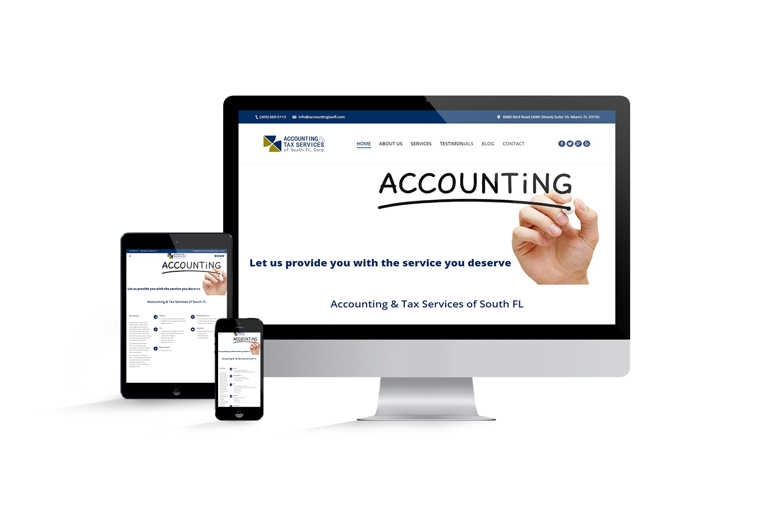 Accounting & Tax Services of South FL Website Accounting & Tax Services of South FL Website