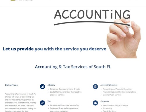 Accounting & Tax Services of South FL Website