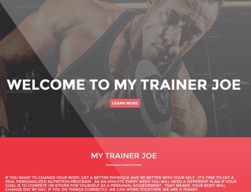 My Trainer Joe Website