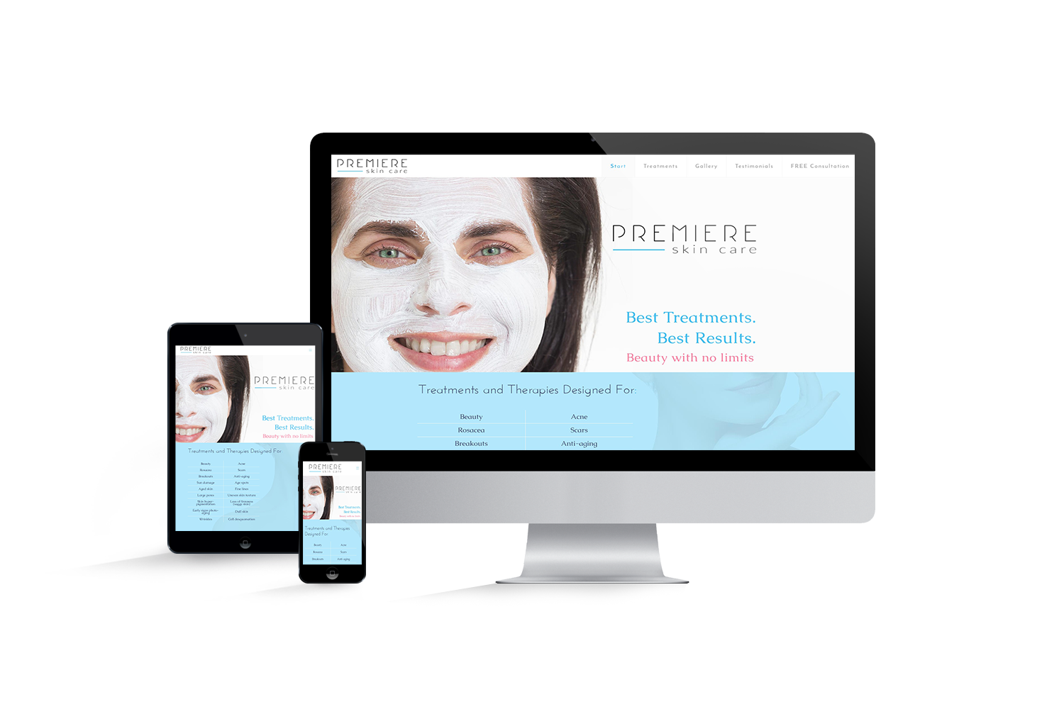 Premiere Skin Care Website
