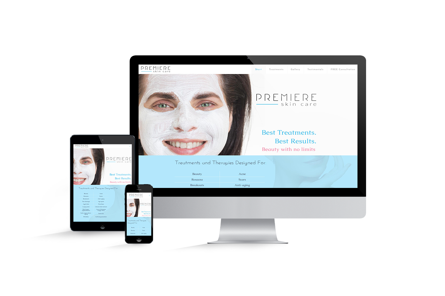 Premiere Skin Care Website Premiere Skin Care Website