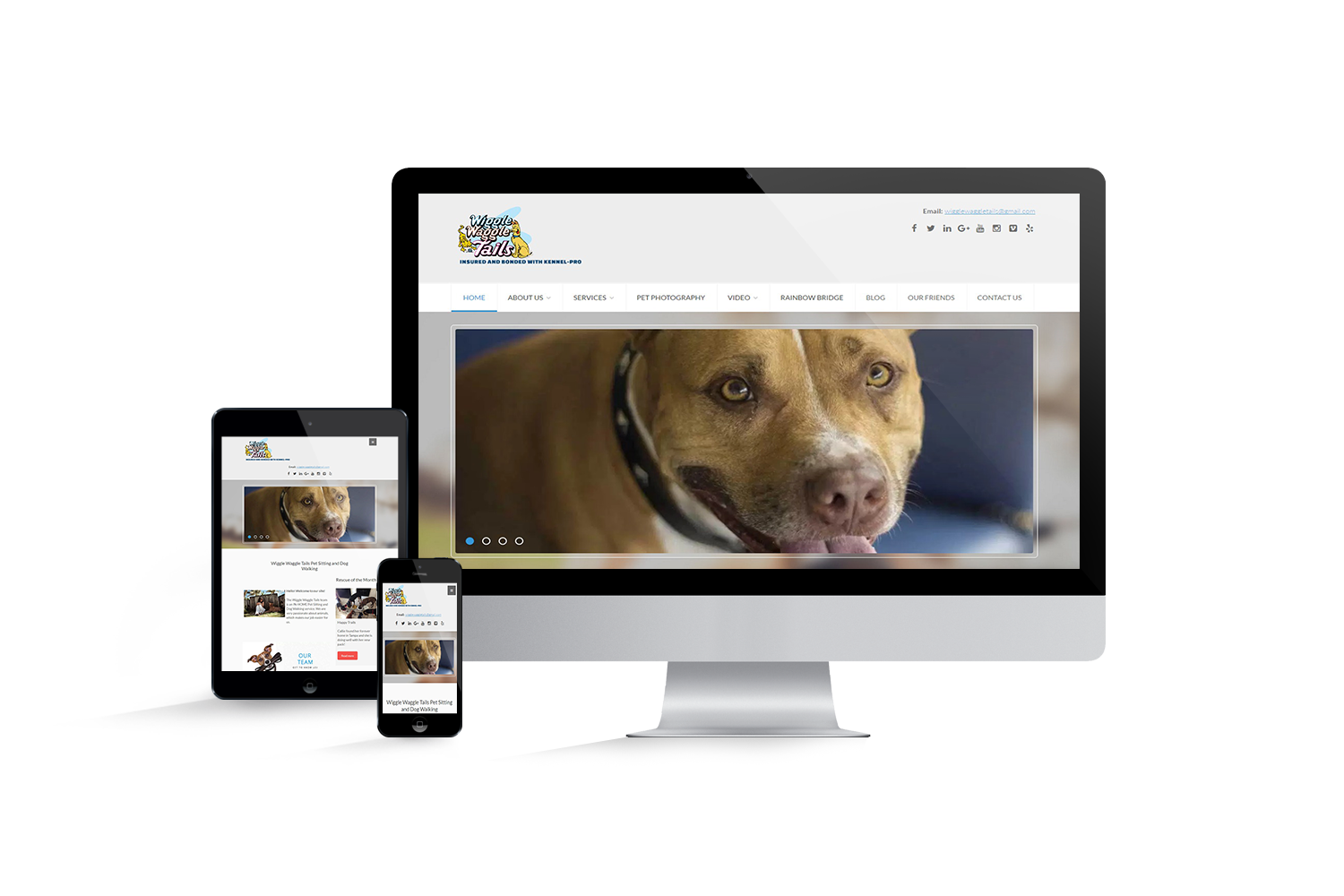 Wiggle Waggle Tails Website